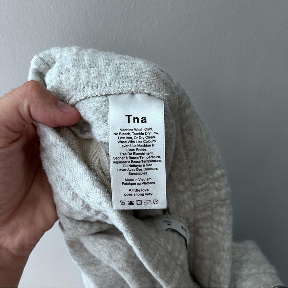 Aritzia TNA Cozy Fleece Draw String Joggers Women’s Size Medium - Picture 8 of 9